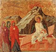 Duccio di Buoninsegna The Holy Woman at the Sepulchre oil painting artist